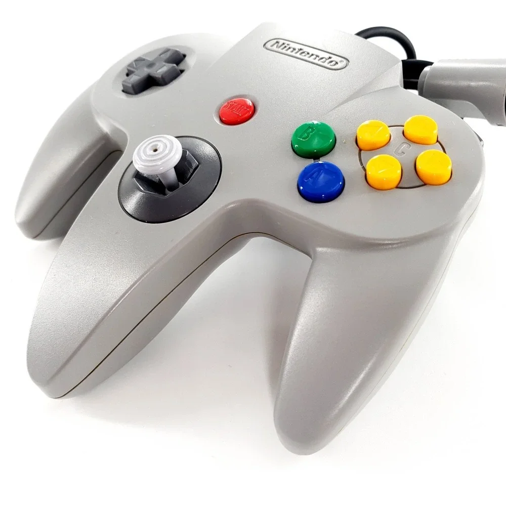 Official Nintendo 64 Gamepad Controller Gray NUS-005 Tight Stick OEM Tested